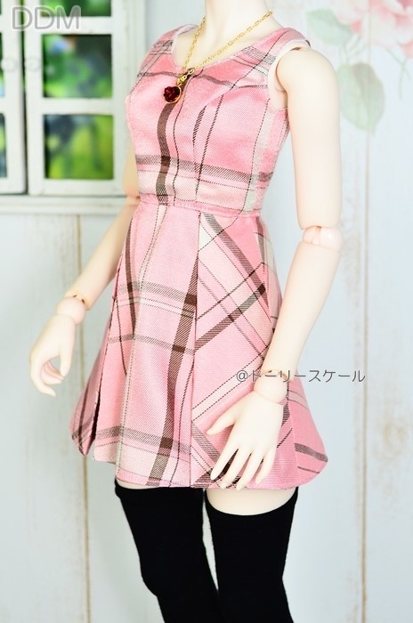 ボックスプリーツワンピースの型紙 Box Pleated Dress pattern