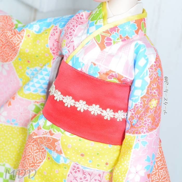 蝶結び帯の型紙 Bowknot obi pattern