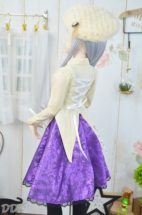 燕尾ブラウスの型紙 Swallowtail blouse pattern