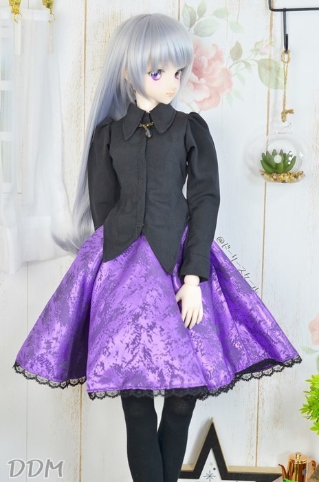 燕尾ブラウスの型紙 Swallowtail blouse pattern