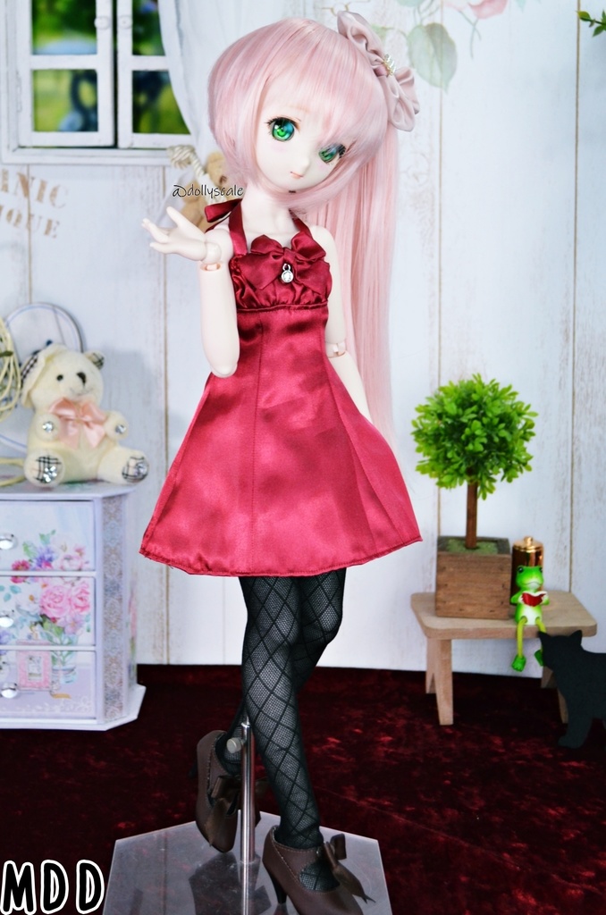 胸ギャザーワンピースの型紙 Chest gather dress pattern