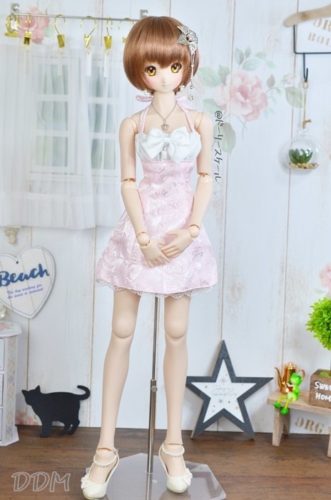 胸ギャザーワンピースの型紙 Chest gather dress pattern