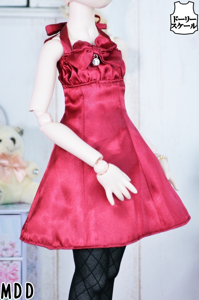 胸ギャザーワンピースの型紙 Chest gather dress pattern