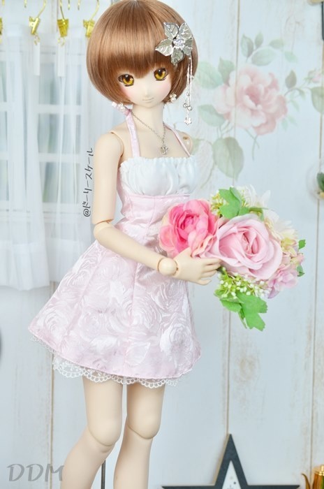 胸ギャザーワンピースの型紙 Chest gather dress pattern