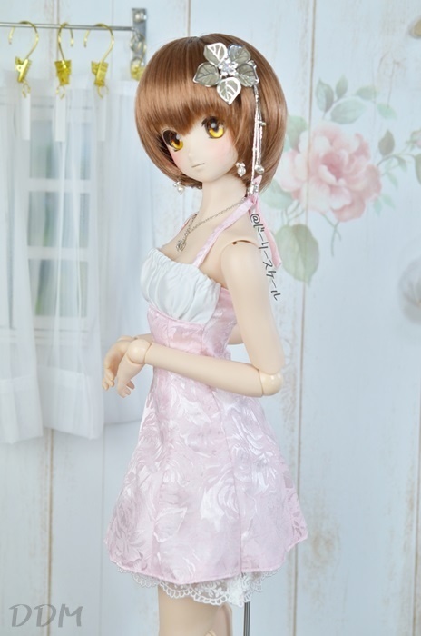胸ギャザーワンピースの型紙 Chest gather dress pattern