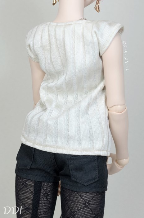 ノースリーブプルオーバーの型紙 Sleeveless pullover pattern