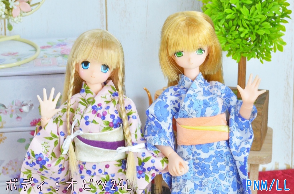 浴衣セットの型紙 Yukata set pattern