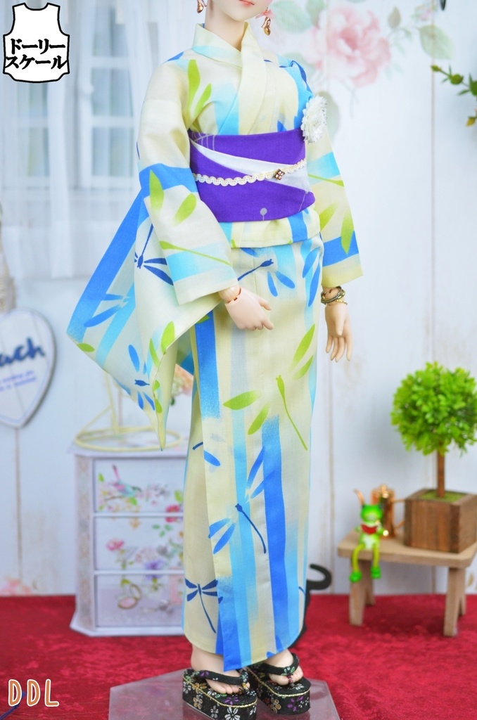 浴衣セットの型紙 Yukata set pattern