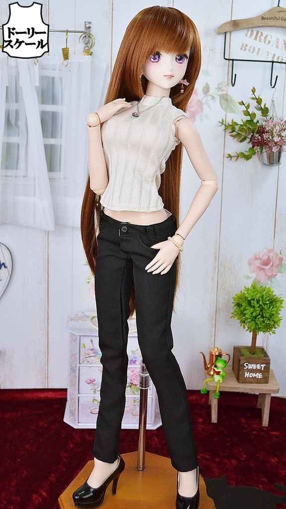 ロングパンツの型紙 Long pants pattern