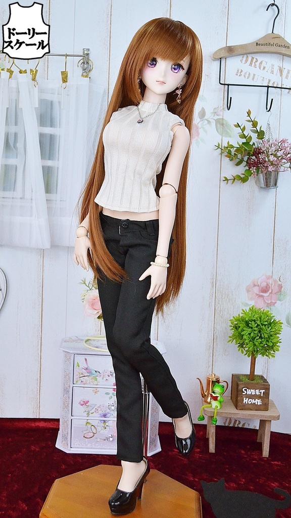 ロングパンツの型紙 Long pants pattern