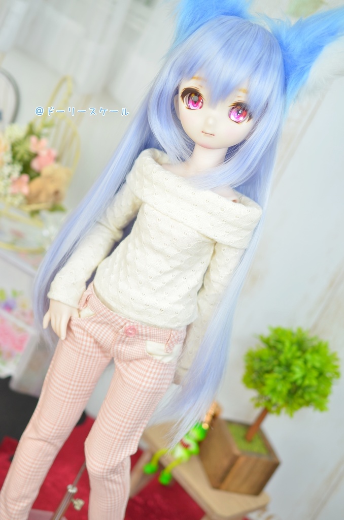 ロングパンツの型紙 Long pants pattern