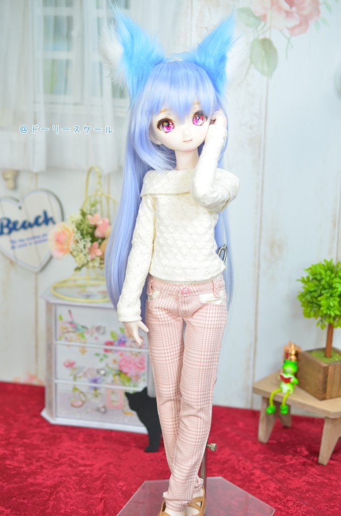 ロングパンツの型紙 Long pants pattern