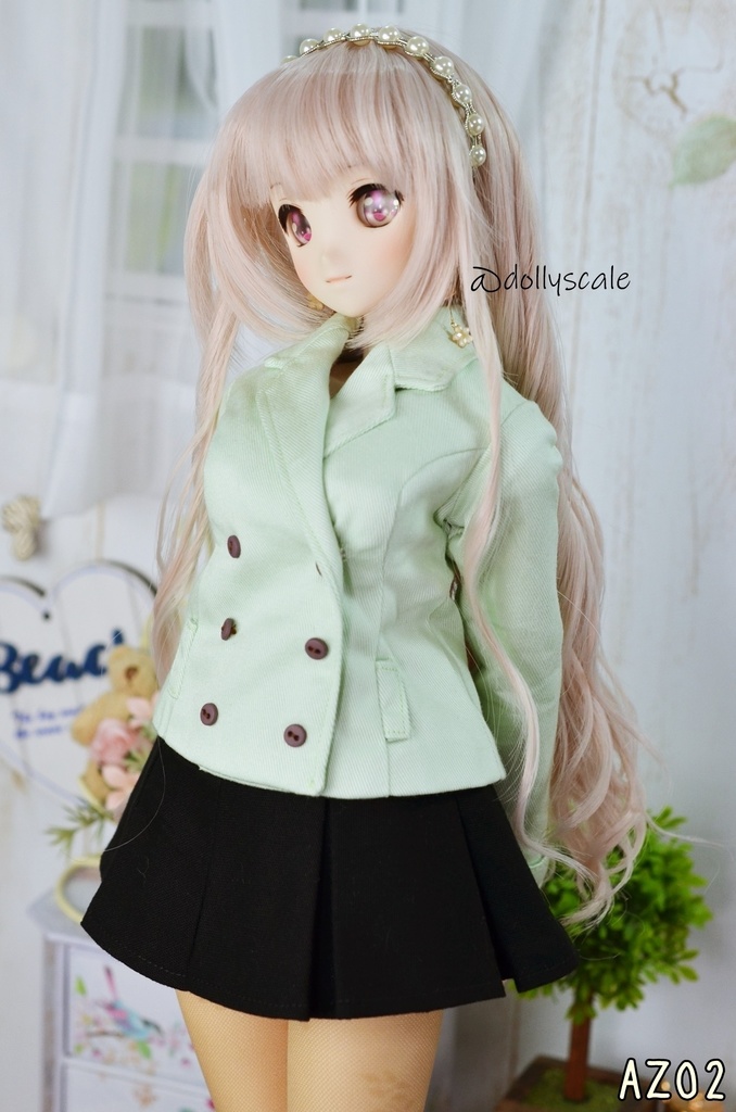 ダブルコートの型紙 Double‐breasted coat pattern