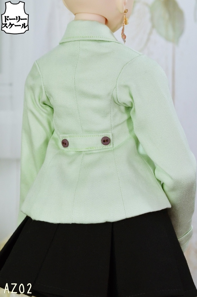 ダブルコートの型紙 Double‐breasted coat pattern