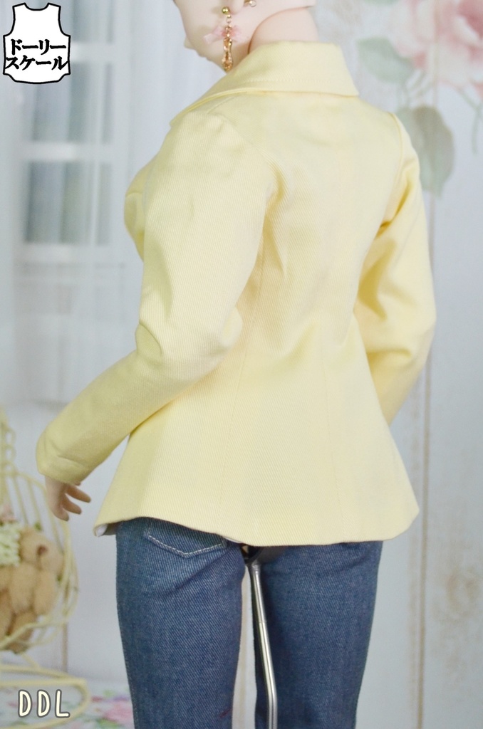 ダブルコートの型紙 Double‐breasted coat pattern