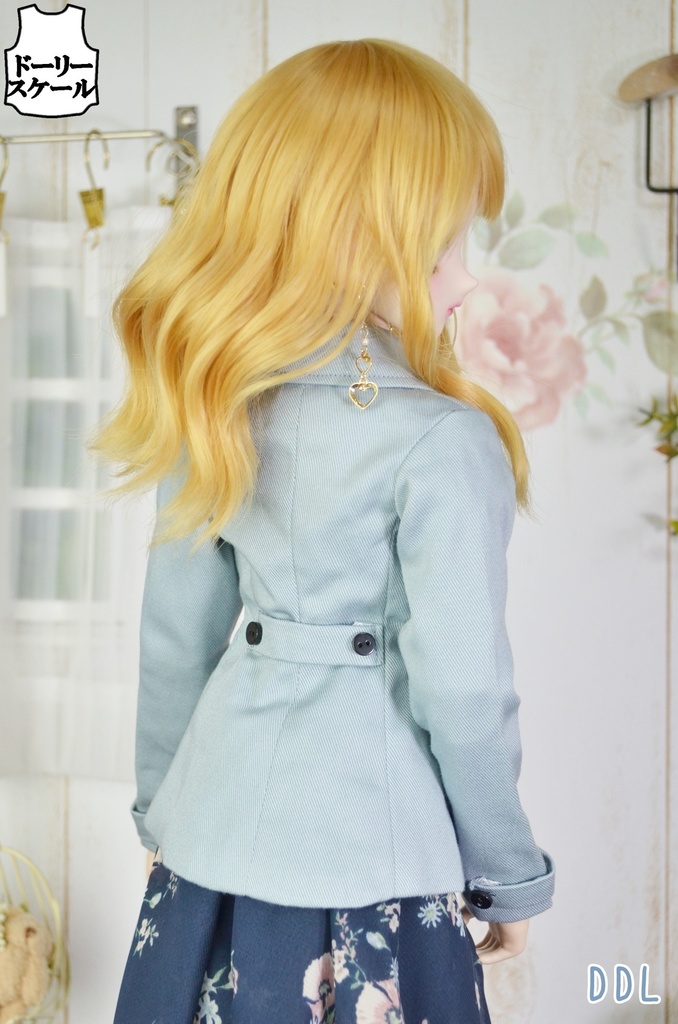 ダブルコートの型紙 Double‐breasted coat pattern