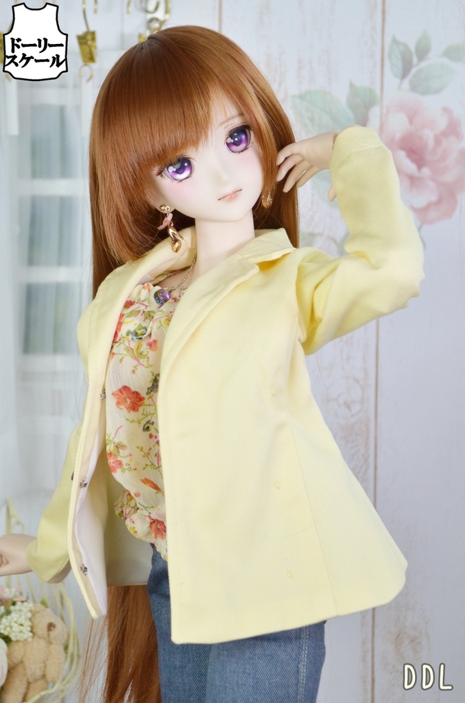 ダブルコートの型紙 Double‐breasted coat pattern