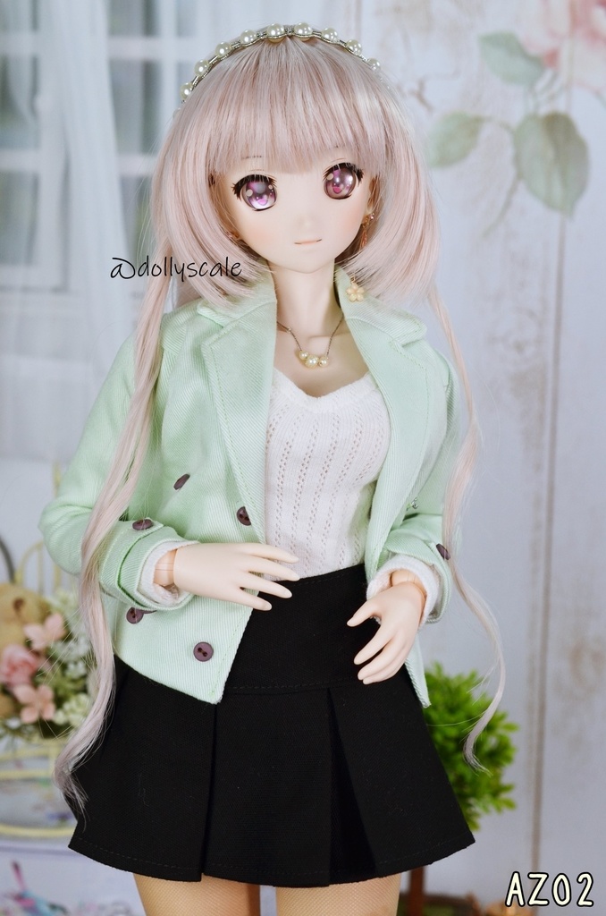 ダブルコートの型紙 Double‐breasted coat pattern