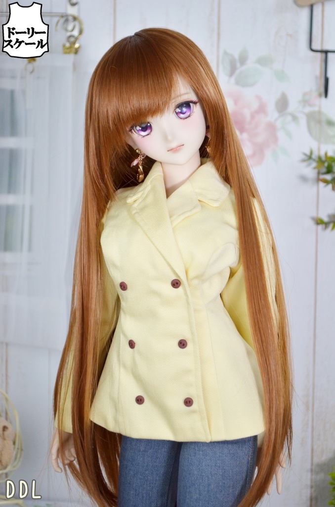 ダブルコートの型紙 Double‐breasted coat pattern