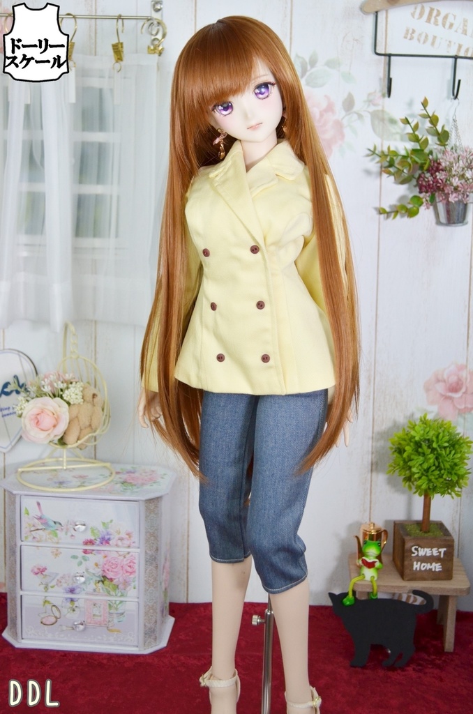 ダブルコートの型紙 Double‐breasted coat pattern