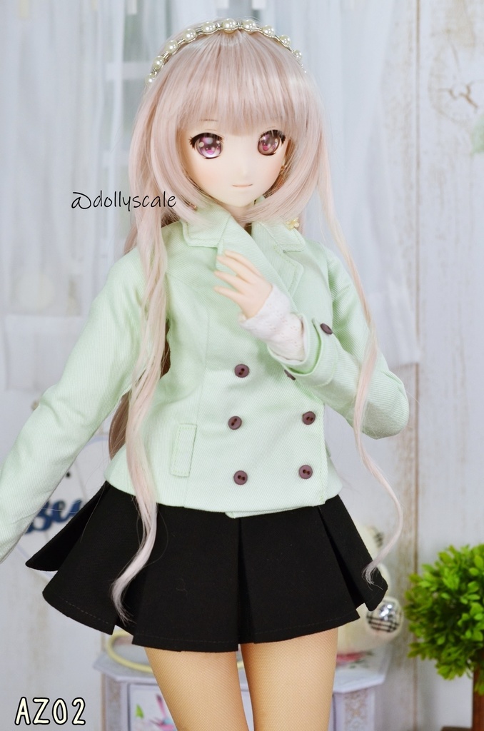 ダブルコートの型紙 Double‐breasted coat pattern