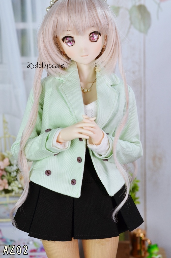 ダブルコートの型紙 Double‐breasted coat pattern