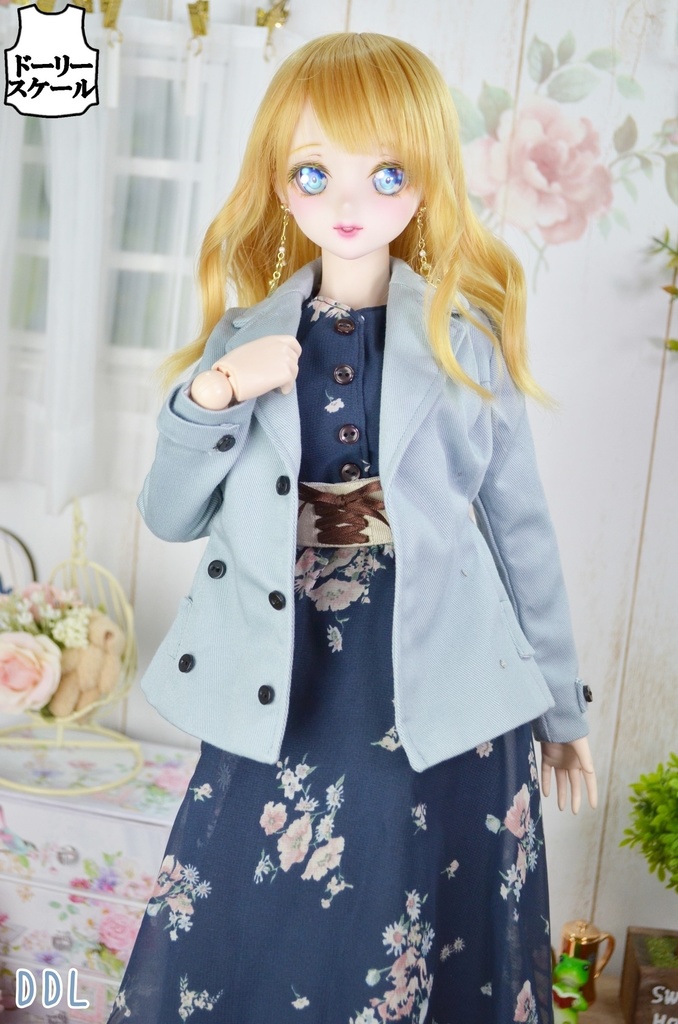 ダブルコートの型紙 Double‐breasted coat pattern