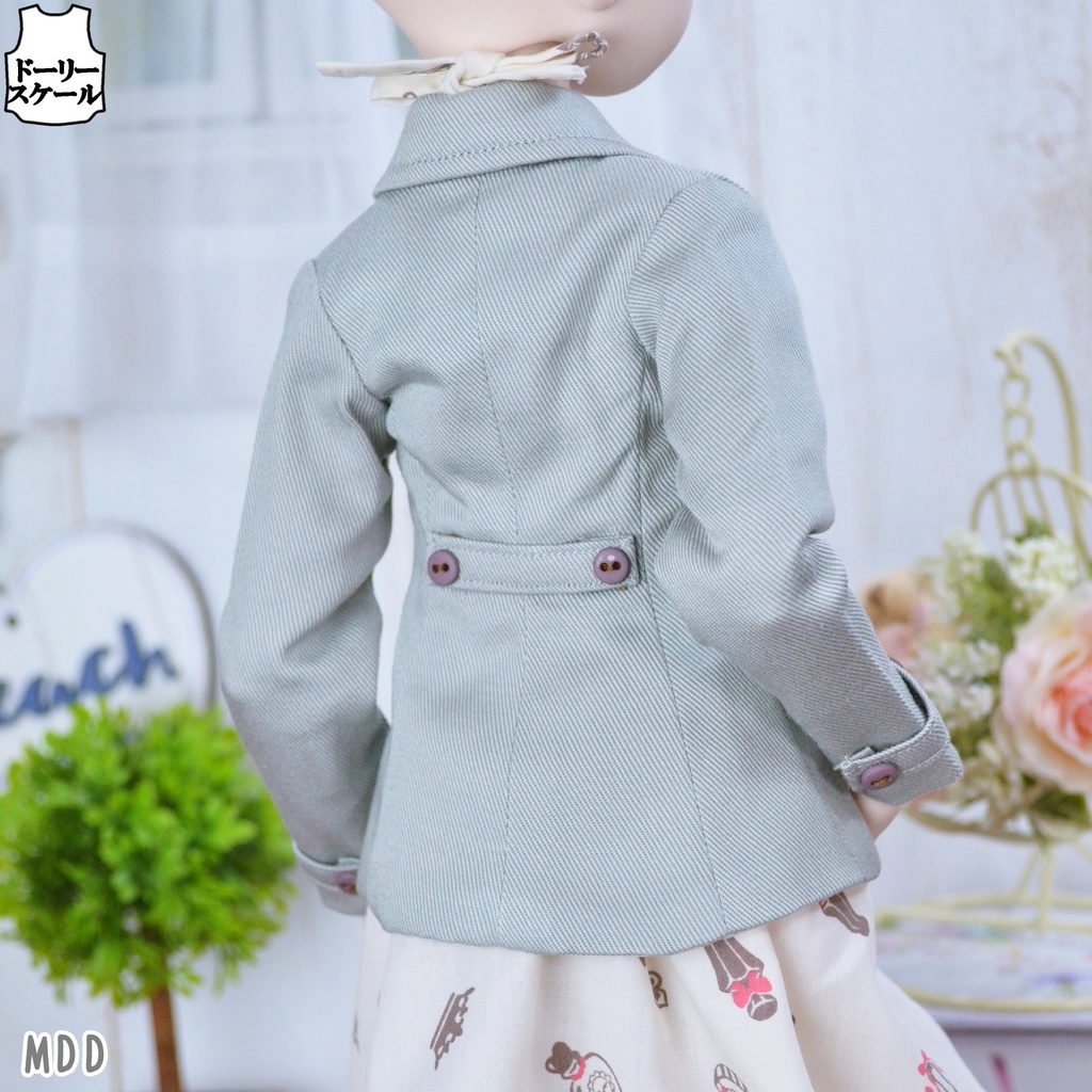 ダブルコートの型紙 Double‐breasted coat pattern