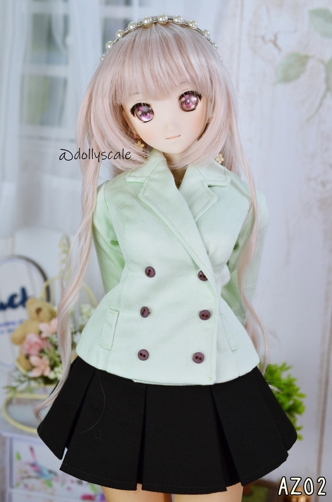 ダブルコートの型紙 Double‐breasted coat pattern