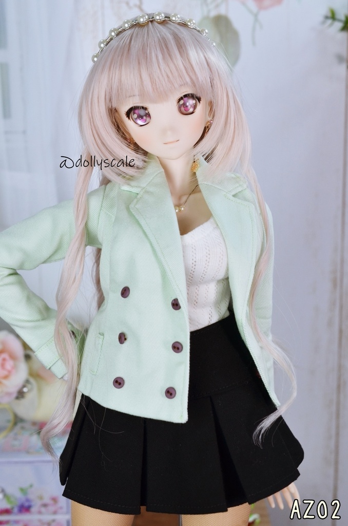 ダブルコートの型紙 Double‐breasted coat pattern