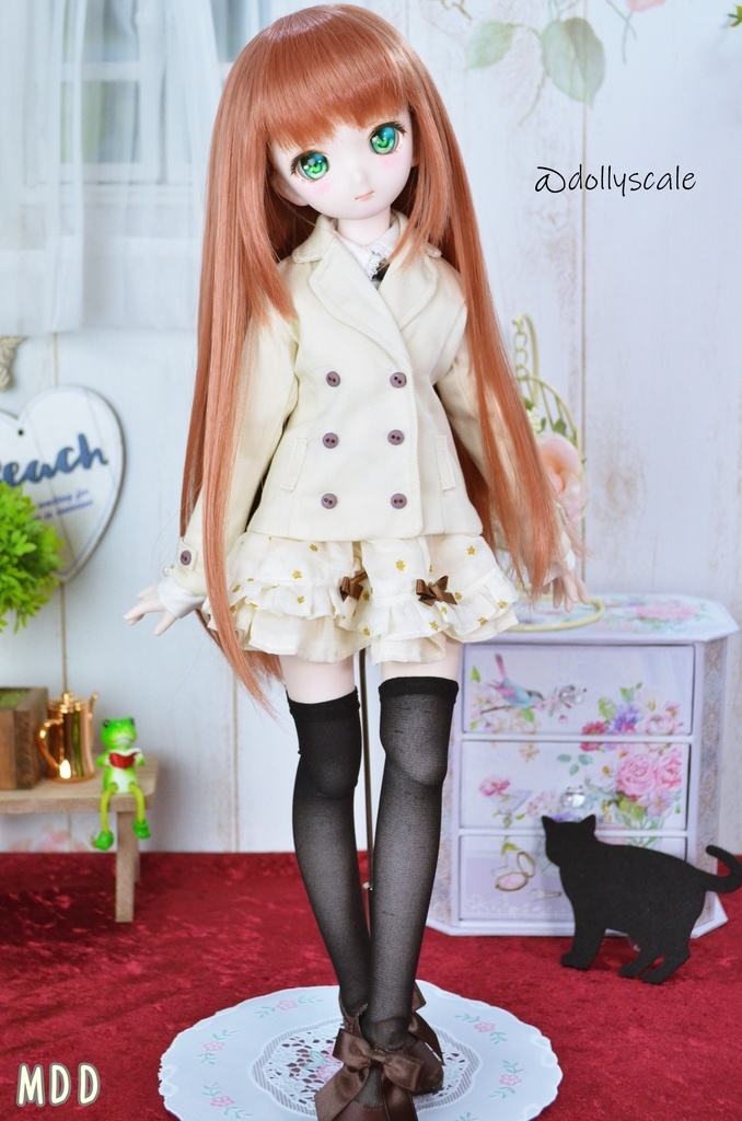 ダブルコートの型紙 Double‐breasted coat pattern