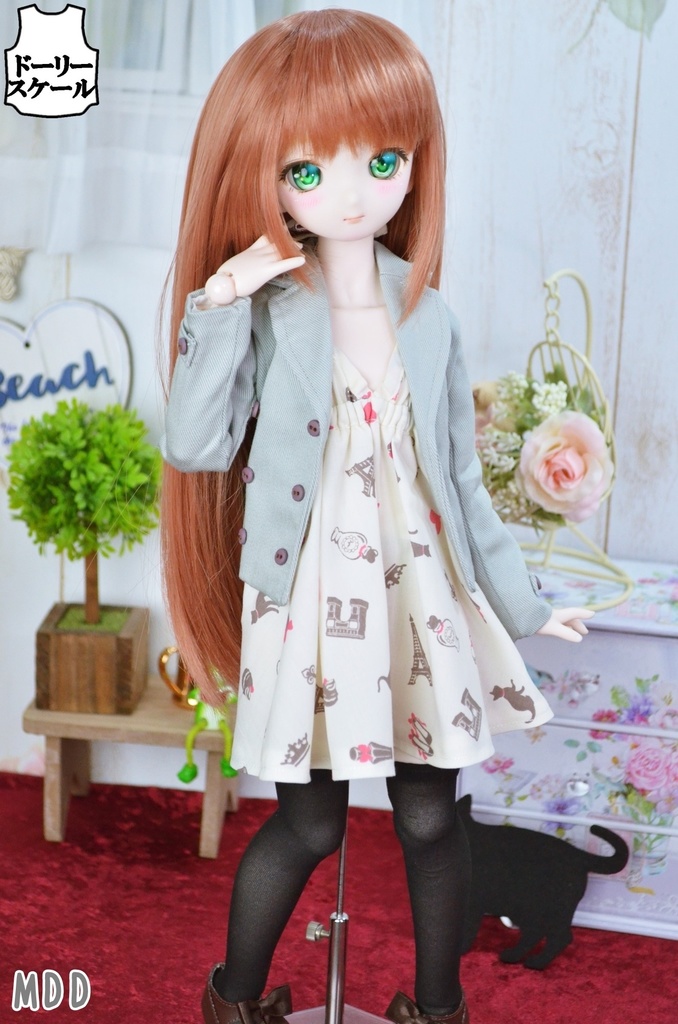 ダブルコートの型紙 Double‐breasted coat pattern