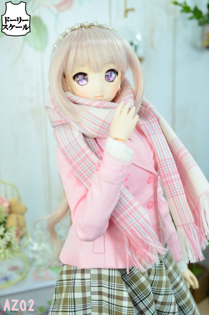 【完成品】ストールマフラー