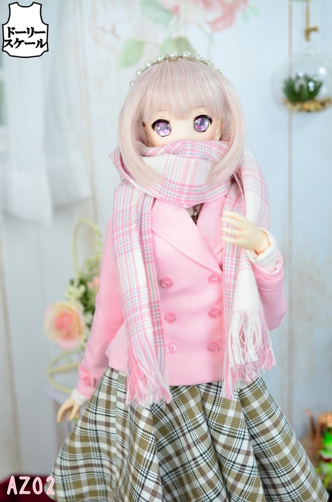 【完成品】ストールマフラー