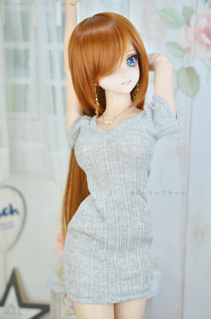 タイトワンピースの型紙 Tight dress pattern