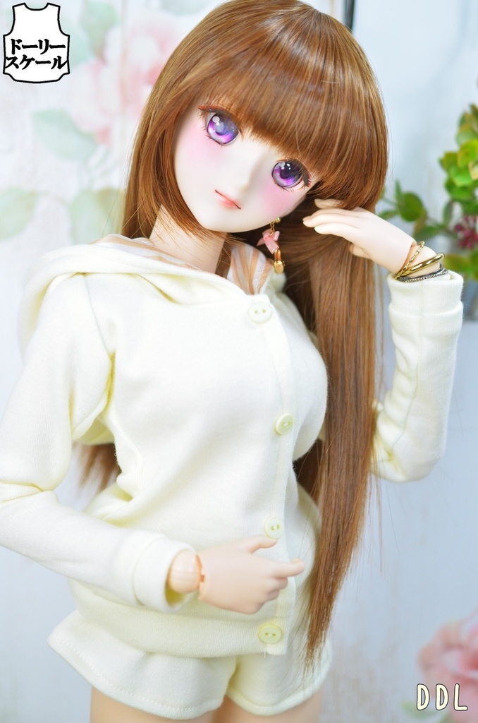 ボタンパーカーセットの型紙 Button Hoodie Set pattern