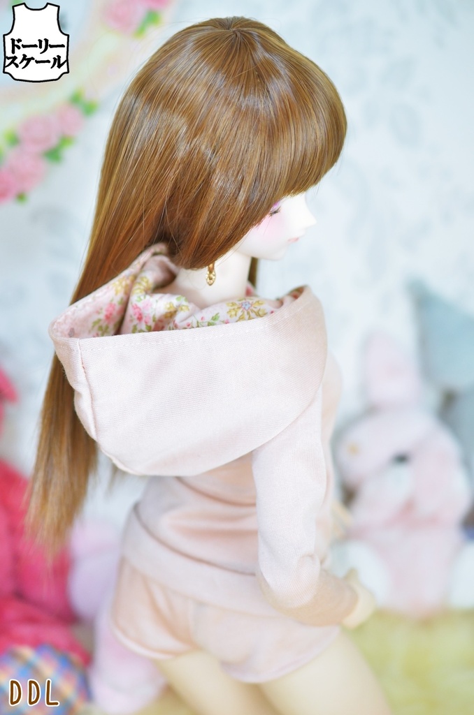 ボタンパーカーセットの型紙 Button Hoodie Set pattern