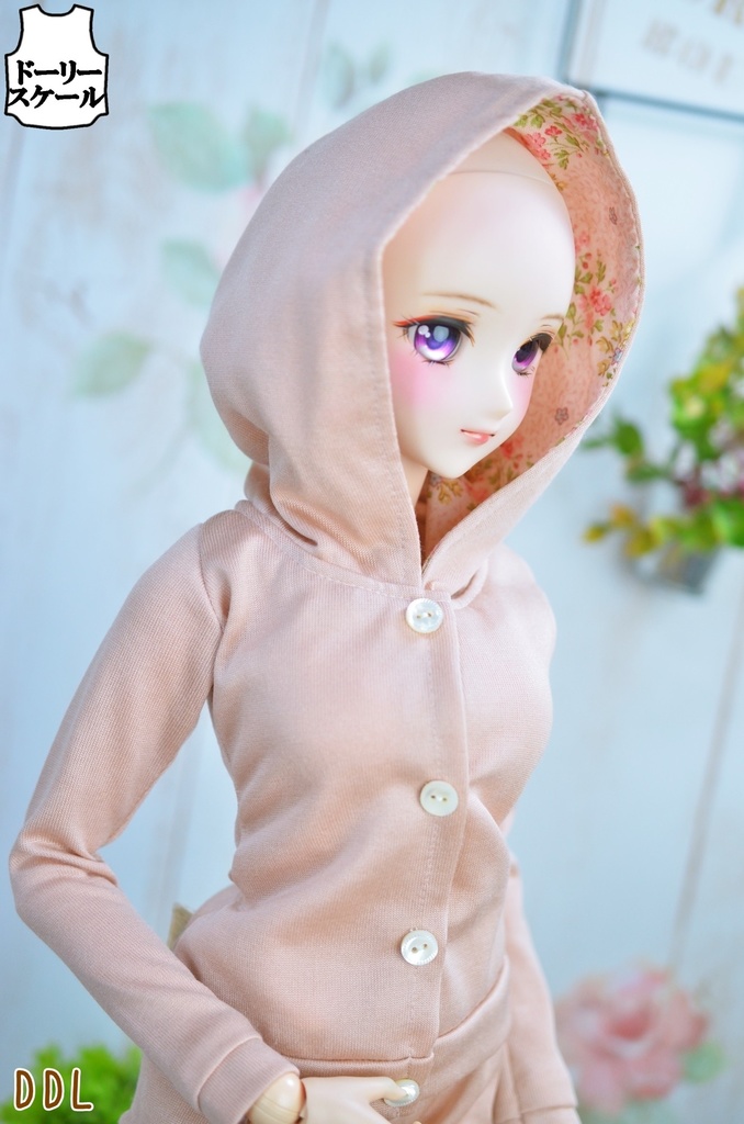 ボタンパーカーセットの型紙 Button Hoodie Set pattern