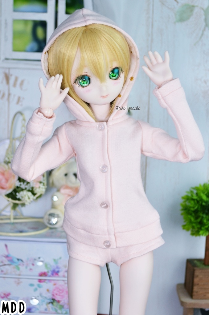 ボタンパーカーセットの型紙　Button Hoodie Set pattern