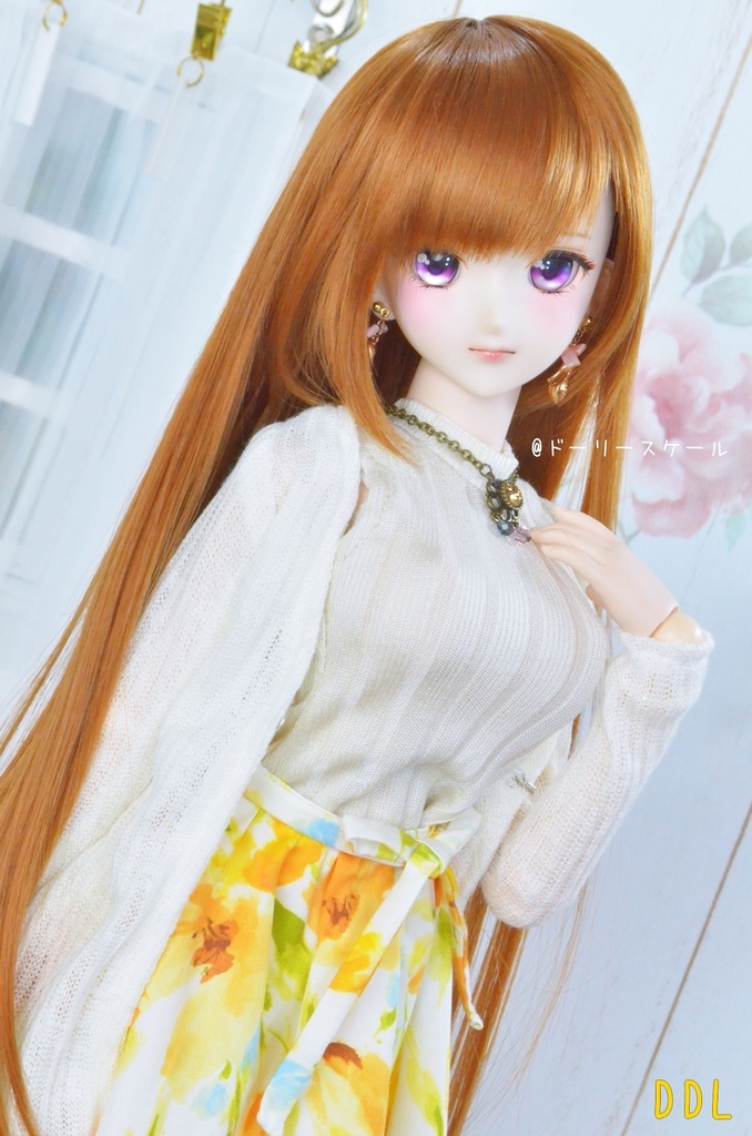 【完成品】ロングギャザースカート