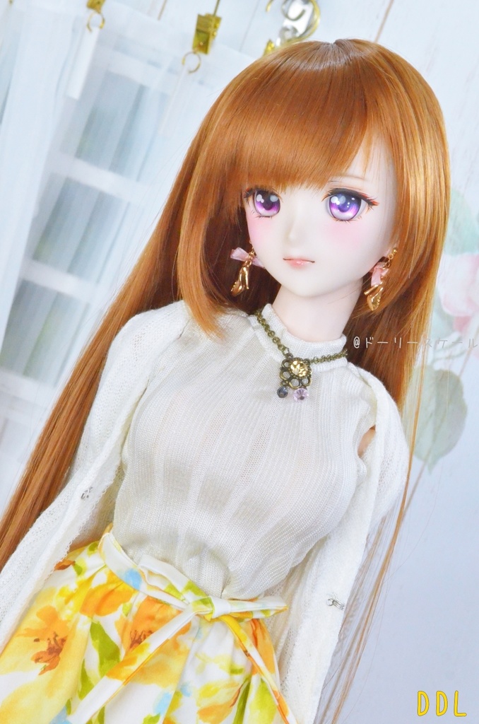 【完成品】ロングギャザースカート