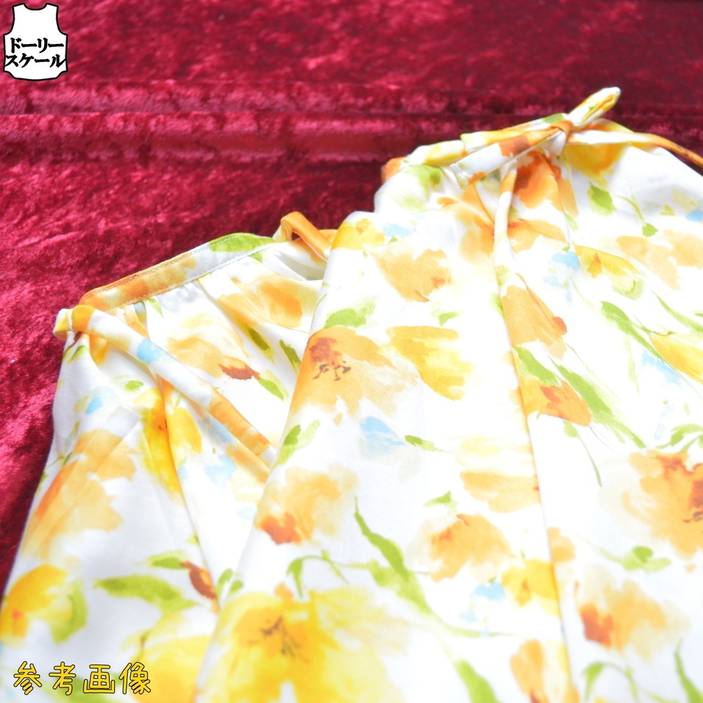 【完成品】ロングギャザースカート