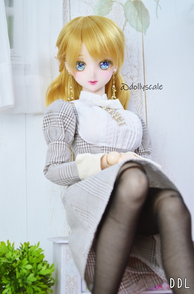 ピンタックノースリーブの型紙 Pintucked sleeveless pattern