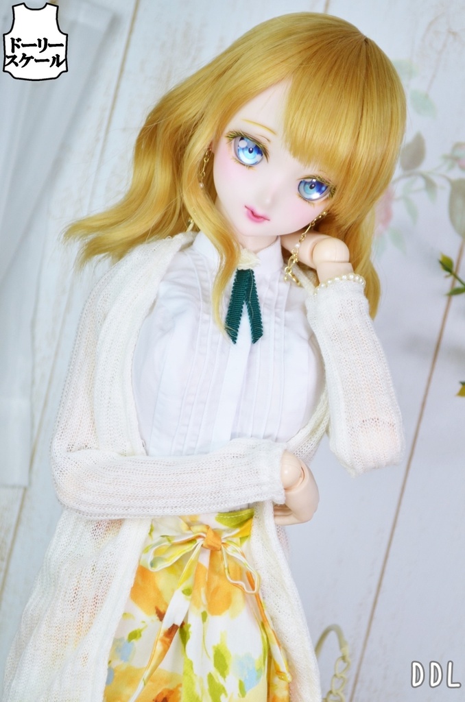 ピンタックノースリーブの型紙 Pintucked sleeveless pattern