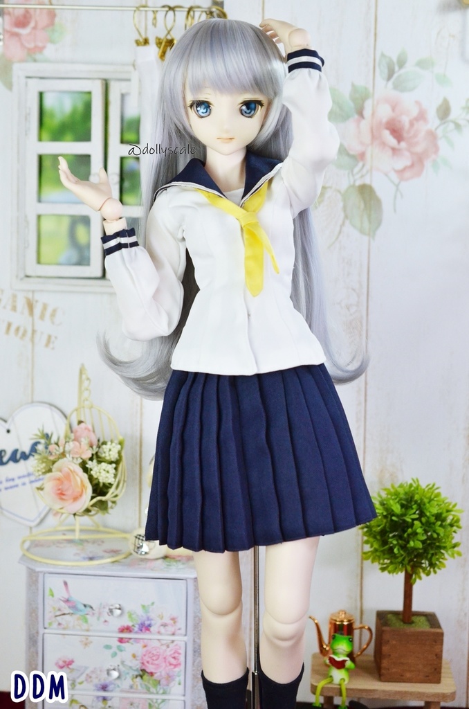 細幅プリーツスカートの型紙 Narrow pleated skirt pattern