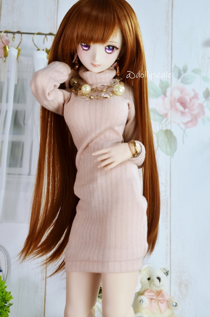 ゆるネックワンピースの型紙 Loose Neck Dress pattern