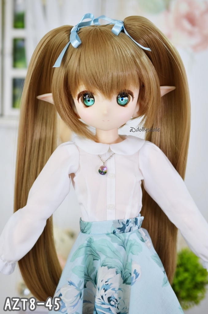 丸襟後開きブラウスの型紙 Pattern for round-collared blouse with back opening