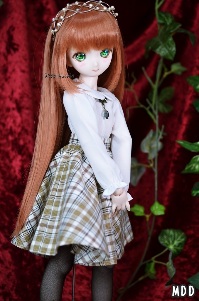 丸襟後開きブラウスの型紙　Pattern for round-collared blouse with back opening