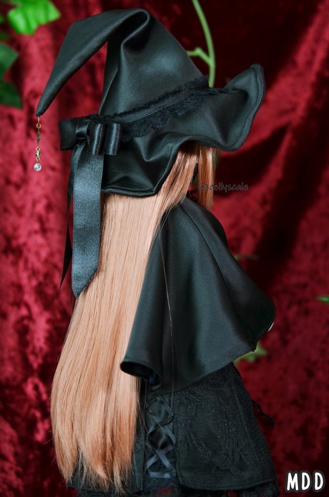 スタンドカラーケープの型紙 Stand collar cape pattern