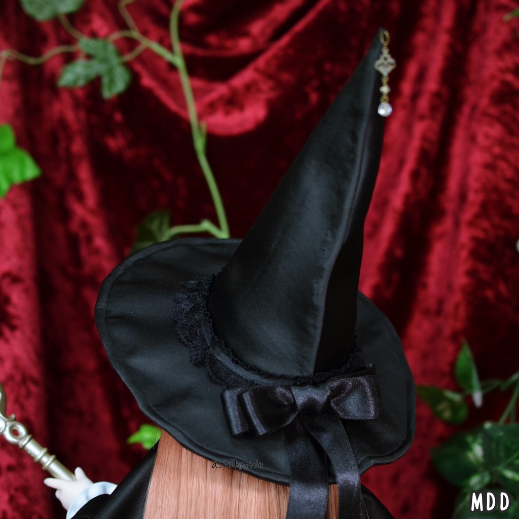 とんがり帽子の型紙 Pointy hat pattern